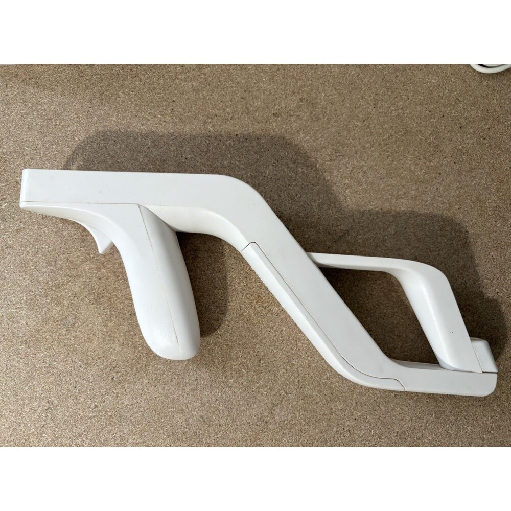 Nintendo Wii Zapper White Controller Attachment for Nintendo Wii